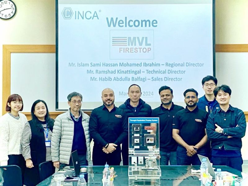 MVL Firestop Systems Strengthens Partnership with INCA at Taiwan Facility